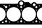 Прокладка головки б/цил. Audi 80 100, артикул 0056045
