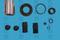 Ремонтный комплект заднего суппорта + поршень (без направляющих и болтов) D-38MM ERT (Испания), артикул 401695