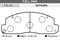 FBL AFP535S КОЛОДКИ ТОРМОЗНЫЕД14, артикул AFP535S