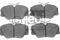 комплект колодок для дисковых тормозов, артикул 16193