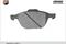 Колодки тормозные FORD FOCUS II 04-/III 10-/MAZDA 3 03-/VOLVO S40 04- передний, артикул BP43001