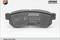 Колодки тормозные CHEVROLET LACETTI 07-/DAEWOO NUBIRA задние, артикул BP43039