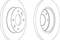 Диск тормозной RENAULT LOGAN/CLIO/MEGANE/SANDERO передний не вент.D 238мм., артикул DDF055