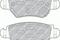 Комплект тормозных колодок, артикул FDB1294