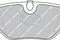 Колодки задние BMW E36 95/99 E46 00-05 E85 3.0SI (06=> ROVER 75 99-05 MG SAAB 9.5 (97=>05=>, артикул FDB1301