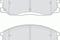 Колодки торм. пер., артикул FDB1605