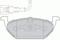 Тормозные колодки дисков. VW CADDY III 04-, GOLF PLUS 05-09, GOLF V 03-, GOLF VI 08-, JETTA III 05-1, артикул FDB1635