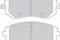 Тормозные колодки дисков. SUBARU FORESTER 01-, IMPREZA 00-, LEGACY IV 03-, LEGACY V 09-, OUTBACK 03-, артикул FDB1639