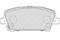 Колодки тормозные перед HONDA CIVIC FD/FA/FN/FK 05-12, артикул FDB1859