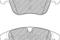 Колодки торм.пер., артикул FDB1897