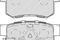 Колодки тормозные дисковые (комплект 4 шт.), артикул FDB4227