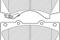 Тормозные колодки дисков. TOYOTA LAND CRUISER 08-,, артикул FDB4229