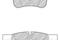 Колодки тормозные дисковые (комплект 4 шт.), артикул FDB4394