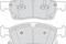 Тормозные колодки перед MB GL/GLS/GLE 11-, артикул FDB4403