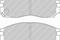 Тормозные колодки дисков. CHRYSLER SEBRING 95-00, HYUNDAI SANTAMO 98-, MITSUBISHI COLT III 88-92, CO, артикул FDB764