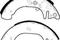 Brake shoe set, артикул FSB331