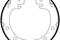 Brake shoe set, parking brake, артикул FSB4116