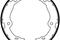 Brake shoe set, parking brake, артикул FSB4123