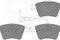 КОЛОДКИ ПЕР VW T5 1.9TDI/2.0/2.5TDI/3.2 V6 03-, артикул FVR1642