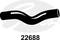 Radiator hose, артикул 22688