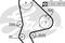 Ремень ГРМ Citroen Berlingo/Jumpy/Xsara/Peug eot 206/306/Expert/Partner/To yota Corolla, артикул 5523XS