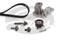 Water pump & timing belt set, артикул KP15669XS