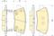 Колодки тормозные HYUNDAI SOLARIS 10-/SONATA V (NF) 05-/KIA SOUL 09- задние, артикул 6134949