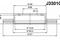 Тормозные диски NISSAN ALMERA II Hatchback (N16) 1.5 2002.10, артикул J3301056