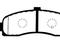 Комплект тормозных колодок, дисковый тормоз, артикул J3601053