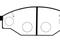 Комплект тормозных колодок, дисковый тормоз, артикул J3602047