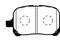 Комплект тормозных колодок, дисковый тормоз, артикул J3602081