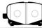 Комплект тормозных колодок, дисковый тормоз, артикул J3602090
