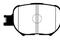 Комплект тормозных колодок, дисковый тормоз, артикул J3602091
