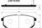 Комплект тормозных колодок, дисковый тормоз KIA SORENTO I (JC) 2.5 CRDi 4WD 2002.08, артикул J3610305