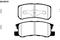 Комплект тормозных колодок, дисковый тормоз MITSUBISHI ASX (GA_W_) 1.6 MIVEC (GA1W) 2010.06, артикул J3615010