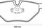 Brake pad set, disc brake, артикул 571960J