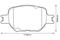Brake pad set, disc brake, артикул 572517J