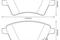 Brake pad set, disc brake, артикул 573288J