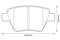 Brake pad set, disc brake, артикул 573312J