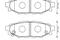 Brake pad set, disc brake, артикул 573380J