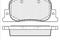D2187-01 801 00=Y02-2187 !колодки дисковые з Toyota Camry 2.2i/3.0i 00-01, артикул D2187