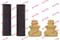 Dust cover kit, shock absorber, артикул 910002