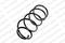 Пружина подвески передняя, артикул 4055434