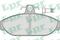 Комплект тормозных колодок, дисковый тормоз, артикул 05P157