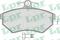 Колодки тормозные дисковы, артикул 05P613