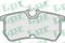 Колодки тормозные FORD FOCUS 98>05/FIESTA 12- задние, артикул 05P697