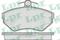 Колодки тормозные дисковые (комплект 4 шт.), артикул 05P718