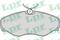 Колодки тормозные дисковые LPR, артикул 05P869