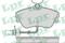 Колодки тормозные дисковые передн VW: TRANSPORTER IV c бортовой платформой 90-03, TRANSPORTER IV автобус 90-03, TRANSPORTER IV фургон 90-03, артикул 05P977