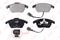 Колодки тормозные AUDI A3/VOLKSWAGEN G5/PASSAT 06>/TOURAN 03>06/CADDY 04> пер., артикул BD-1203